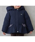 【ナルミヤ オンライン/NARUMIYA ONELINE / KIDS】の【あったか】ペプラムダウンジャケット 人気、トレンドファッション・服の通販 founy(ファニー) ファッション Fashion キッズファッション Fashion for Kids アウター Coat Outerwear /Kids ギャザー Gathered, Ruffled ジップ Zip, Zipper ジャケット Jacket, Outerwear ダウン Down, Puffer ベロア Velour, Soft Velvet ペプラム Peplum, Flared Hem ポケット Pocket, Pocket Detail ラベンダー Lavender リボン Ribbon, Bow thumbnail 紺|ID: prp329100004961098 ipo3291000000037221813