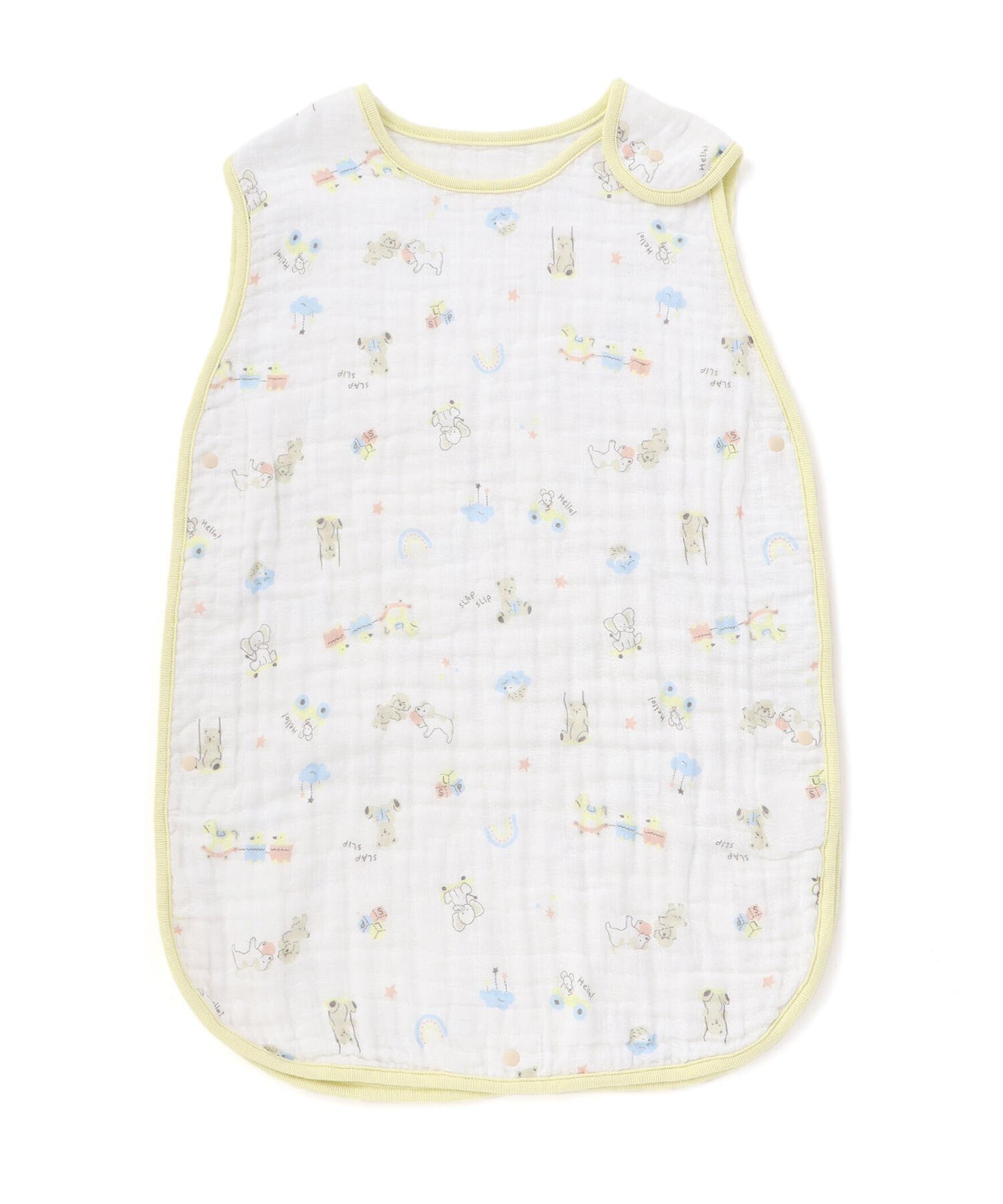 【ベベ オンライン ストア/BEBE ONLINE STORE / KIDS】の【お揃い】モチーフ総柄ガーゼスリーパーベビー インテリア・キッズ・メンズ・レディースファッション・服の通販 founy(ファニー) 　ファッション　Fashion　キッズファッション　Fashion for Kids　春　Spring　コレクション　Collection, Seasonal Line　ダブル　Double, Double-Breasted　フレンチ　French, French Style　ベビー　Baby, Babywear　モチーフ　Motif, Design Theme　S/S・春夏　SS, Spring/Summer, Warm Season　おすすめ　Recommended / Our Picks　夏　Summer　エレガント 上品　Elegant　ギフト プレゼント　Gift / Present　2026年　2026　2026春夏・S/S　Spring/Summer 2026 SS26　ホワイト系|ID: prp329100004961104 ipo3291000000037221838