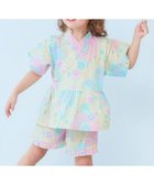 【デビロック/devirock / KIDS】のえらべるデザイン ペプラム ガールズ甚平 子供服 キッズ ベビー服 女の子 26SS 人気、トレンドファッション・服の通販 founy(ファニー) ファッション Fashion キッズファッション Fashion for Kids セパレート Separate, Two-Piece フリル Frill, Ruffle ブロード Broadcloth, Fine Cotton プリント Print, Printed Pattern ペプラム Peplum, Flared Hem リボン Ribbon, Bow 2026年 2026 2026春夏・S/S Spring/Summer 2026 SS26 thumbnail 003-シェル2-レインボー|ID: prp329100004961124 ipo3291000000037221941