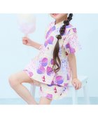 【デビロック/devirock / KIDS】のえらべるデザイン ペプラム ガールズ甚平 子供服 キッズ ベビー服 女の子 26SS 人気、トレンドファッション・服の通販 founy(ファニー) ファッション Fashion キッズファッション Fashion for Kids セパレート Separate, Two-Piece フリル Frill, Ruffle ブロード Broadcloth, Fine Cotton プリント Print, Printed Pattern ペプラム Peplum, Flared Hem リボン Ribbon, Bow 2026年 2026 2026春夏・S/S Spring/Summer 2026 SS26 thumbnail 005-水彩アジサイ-アイボリー|ID: prp329100004961124 ipo3291000000037221943