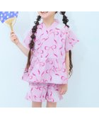 【デビロック/devirock / KIDS】のえらべるデザイン ペプラム ガールズ甚平 子供服 キッズ ベビー服 女の子 26SS 人気、トレンドファッション・服の通販 founy(ファニー) ファッション Fashion キッズファッション Fashion for Kids セパレート Separate, Two-Piece フリル Frill, Ruffle ブロード Broadcloth, Fine Cotton プリント Print, Printed Pattern ペプラム Peplum, Flared Hem リボン Ribbon, Bow 2026年 2026 2026春夏・S/S Spring/Summer 2026 SS26 thumbnail 007-リボン-ピンク|ID: prp329100004961124 ipo3291000000037221945
