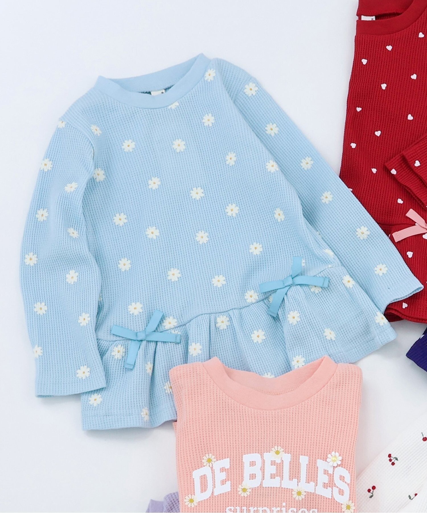 【エフオー オンラインストア/F.O.Online Store / KIDS】のペプラムTシャツ/7days Style 人気、トレンドファッション・服の通販 founy(ファニー) 　ファッション　Fashion　キッズファッション　Fashion for Kids　ペプラム　Peplum, Flared Hem　長袖　Long Sleeve, Full Sleeve　 other-1|ID: prp329100004961135 ipo3291000000037221995