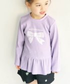 【エフオー オンラインストア/F.O.Online Store / KIDS】のペプラムTシャツ/7days Style 人気、トレンドファッション・服の通販 founy(ファニー) ファッション Fashion キッズファッション Fashion for Kids ペプラム Peplum, Flared Hem 長袖 Long Sleeve, Full Sleeve thumbnail ラベンダー|ID: prp329100004961135 ipo3291000000037221999