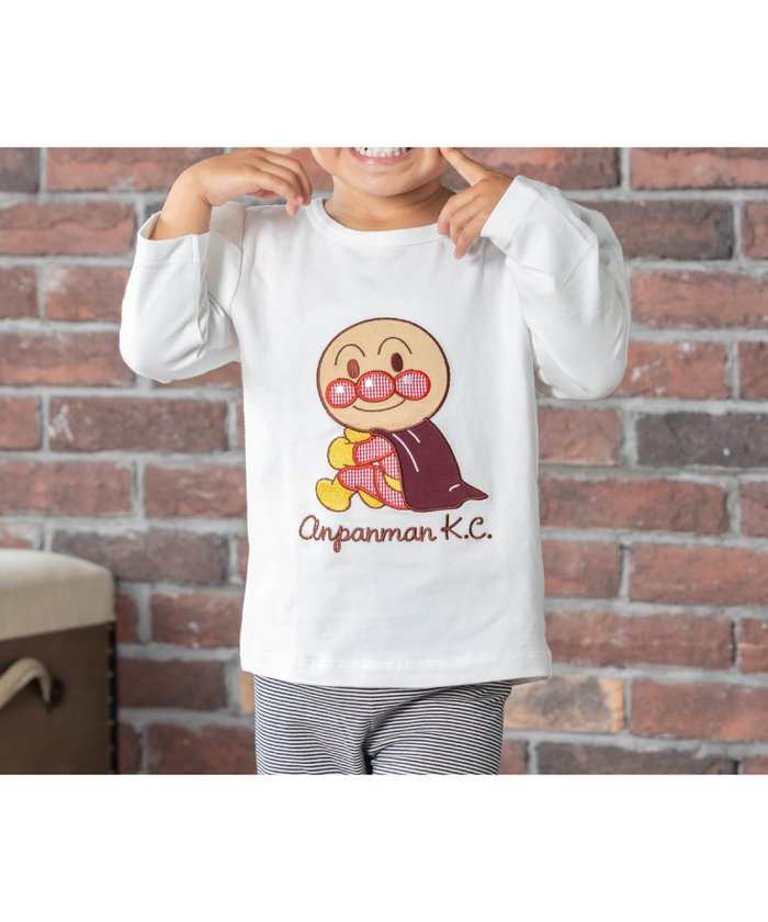 【アンパンマンキッズコレクション/ANPANMAN KIDS COLLECTION / KIDS】のAPKC/パフスリーブアップリケ長袖Tシャツ インテリア・キッズ・メンズ・レディースファッション・服の通販 founy(ファニー) https://founy.com/ ファッション Fashion キッズファッション Fashion for Kids キャラクター Character, Licensed Characters コレクション Collection, Seasonal Line シンプル Simple, Minimal スリーブ Sleeve, Long Sleeve / Short Sleeve 長袖 Long Sleeve, Full Sleeve ベビー Baby, Babywear ボーイズ Boyish, Boy Style メンズ Men's, Menswear ギフト プレゼント Gift / Present |ID: prp329100004961139 ipo3291000000037222017