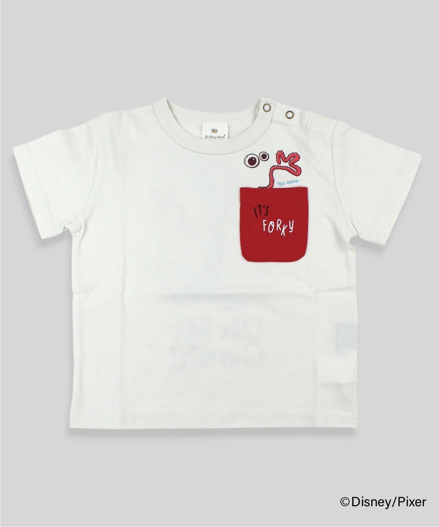 【シ シュ ノン/Si Shu Non / KIDS】のトイ・ストーリー/キャラクターポケTシャツ インテリア・キッズ・メンズ・レディースファッション・服の通販 founy(ファニー) 　ファッション　Fashion　キッズファッション　Fashion for Kids　キャラクター　Character, Licensed Characters　ポケット　Pocket, Pocket Detail　ホワイト|ID: prp329100004961196 ipo3291000000037222282