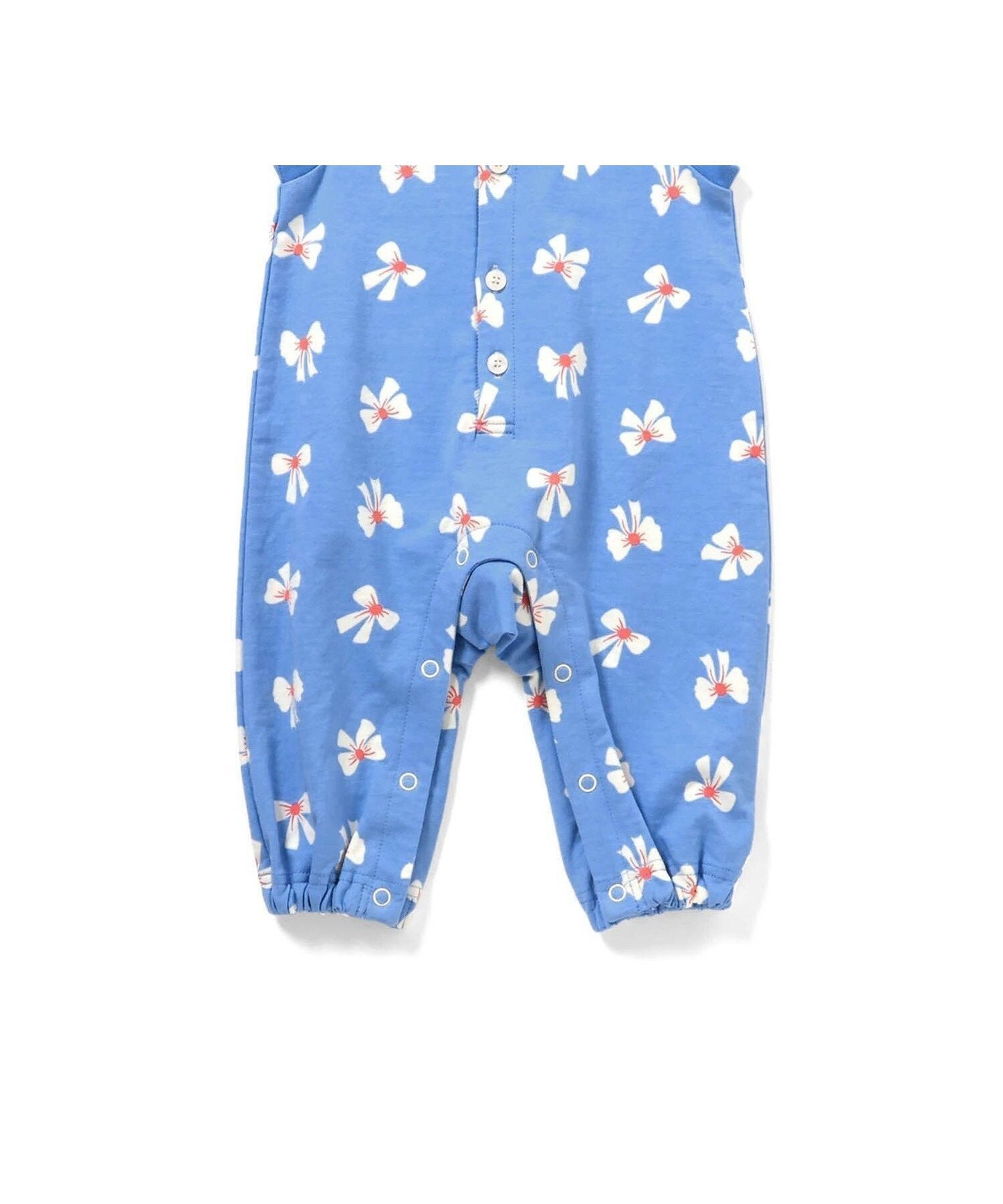 【エフオー オンラインストア/F.O.Online Store / KIDS】の【リンク】FUNNY総柄オールインワン インテリア・キッズ・メンズ・レディースファッション・服の通販 founy(ファニー) 　ファッション　Fashion　キッズファッション　Fashion for Kids　サックス|ID: prp329100004961241 ipo3291000000037222488