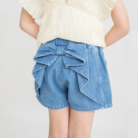 【ブランシェス/branshes / KIDS】のバックリボンショートパンツ 大人の最旬トレンドファッション＆コーディネート founy(ファウニー) ファッション Fashion キッズファッション Fashion for Kids ボトムス Bottoms おすすめ Recommended / Our Picks ショート Short, Short Length チュニック Tunic, Long Top ポケット Pocket, Pocket Detail リボン Ribbon, Bow |ID:prp329100004961256