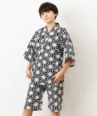 【ローブ/ROBE / KIDS】の甚平 子供服 キッズ 男の子 RED PONY 麻の葉柄クロ|ID: prp329100004961270 ipo3291000000037222613