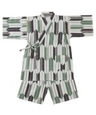 【ローブ/ROBE / KIDS】の甚平 子供服 キッズ 男の子 RED PONY 矢絣グリーン|ID: prp329100004961270 ipo3291000000037222625