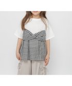 【グローバルワーク/GLOBAL WORK / KIDS】のヘビロッTEEビスチェドッキング半袖/キッズ/655728 人気、トレンドファッション・服の通販 founy(ファニー) ファッション Fashion キッズファッション Fashion for Kids おすすめ Recommended / Our Picks シアー Sheer, See-Through シンプル Simple, Minimal ストレッチ Stretch, Stretchy Fabric スラックス Slacks, Dress Pants デニム Denim, Jeans Material トレンド Trend, Trending Now ビスチェ Bustier, Corset Top エレガント 上品 Elegant 半袖 Short Sleeve, Half Sleeve thumbnail オフ×ブラック05|ID: prp329100004961298 ipo3291000000037222766