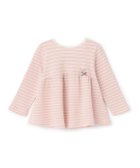 【ナルミヤ オンライン/NARUMIYA ONELINE / KIDS】の【オーガニック】ペプラム長袖Tシャツ 人気、トレンドファッション・服の通販 founy(ファニー) ファッション Fashion キッズファッション Fashion for Kids おすすめ Recommended / Our Picks オーガニック Organic Cotton ペプラム Peplum, Flared Hem ポケット Pocket, Pocket Detail リボン Ribbon, Bow 長袖 Long Sleeve, Full Sleeve thumbnail ピーチ|ID: prp329100004961334 ipo3291000000037222937