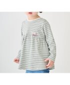 【ナルミヤ オンライン/NARUMIYA ONELINE / KIDS】の【オーガニック】ペプラム長袖Tシャツ 人気、トレンドファッション・服の通販 founy(ファニー) ファッション Fashion キッズファッション Fashion for Kids おすすめ Recommended / Our Picks オーガニック Organic Cotton ペプラム Peplum, Flared Hem ポケット Pocket, Pocket Detail リボン Ribbon, Bow 長袖 Long Sleeve, Full Sleeve thumbnail モス グリーン|ID: prp329100004961334 ipo3291000000037222938