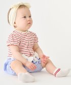 【ナルミヤ オンライン/NARUMIYA ONELINE / KIDS】のリボンつきボーダー切り替え2wayオール 人気、トレンドファッション・服の通販 founy(ファニー) ファッション Fashion キッズファッション Fashion for Kids ドレス Dress, One-Piece バランス Balance, Style Balance ボーダー Border, Stripe ポケット Pocket, Pocket Detail リボン Ribbon, Bow thumbnail 赤|ID: prp329100004961340 ipo3291000000037222965