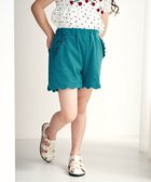 【エフオー オンラインストア/F.O.Online Store / KIDS】のひんやりスカラップショートパンツ _ 接触冷感 人気、トレンドファッション・服の通販 founy(ファニー) ファッション Fashion キッズファッション Fashion for Kids ボトムス Bottoms thumbnail グリーン|ID: prp329100004961365 ipo3291000000037223103