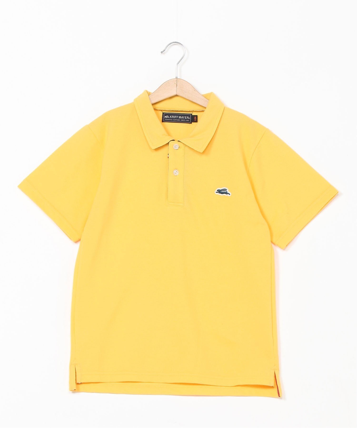 【クリフメイヤー キッズ/KRIFF MAYER / KIDS】のおでかけポロ インテリア・キッズ・メンズ・レディースファッション・服の通販 founy(ファニー) 　ファッション　Fashion　キッズファッション　Fashion for Kids　スリット　Slit, Slit Detail　ベーシック　Basic, Essential　ポロシャツ　Polo Shirt, Collared Tee　ワンポイント　One Point, Statement Accent　切替　Switching, Contrast Panel　吸水　Absorbent, Quick-Dry　YELLOW|ID: prp329100004961395 ipo3291000000037223252