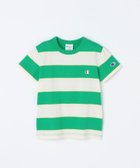 【シップス/SHIPS / KIDS】のChampion 洗濯機可能 ワイド ボーダー ワンポイント 刺繍 Tシャツ 人気、トレンドファッション・服の通販 founy(ファニー) ファッション Fashion キッズファッション Fashion for Kids アメリカン American Style シンプル Simple, Minimal ニューヨーク New York, NYC Style ボーダー Border, Stripe ワイド Wide, Wide Fit ワンポイント One Point, Statement Accent thumbnail グリーン|ID: prp329100004961406 ipo3291000000037223301