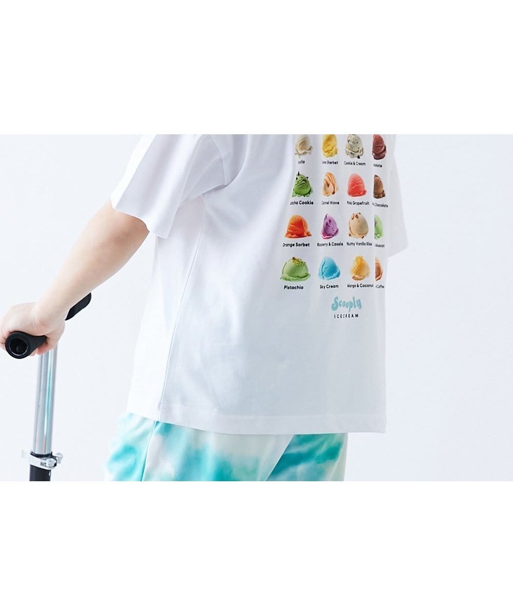 【デビロック/devirock / KIDS】のデビロック*【アイス】 ひやシャリ 接触冷感 アイスプリント 半袖Tシャツ 26SS インテリア・キッズ・メンズ・レディースファッション・服の通販 founy(ファニー) 　ファッション　Fashion　キッズファッション　Fashion for Kids　カラフル　Colorful Design　コラボ　Collaboration, Collab　プリント　Print, Printed Pattern　半袖　Short Sleeve, Half Sleeve　夏　Summer　2026年　2026　2026春夏・S/S　Spring/Summer 2026 SS26　004-メニュー-ホワイト|ID: prp329100004961491 ipo3291000000037223793