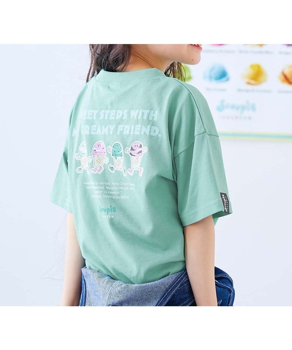 【デビロック/devirock / KIDS】のデビロック*【アイス】 ひやシャリ 接触冷感 アイスプリント 半袖Tシャツ 26SS インテリア・キッズ・メンズ・レディースファッション・服の通販 founy(ファニー) 　ファッション　Fashion　キッズファッション　Fashion for Kids　カラフル　Colorful Design　コラボ　Collaboration, Collab　プリント　Print, Printed Pattern　半袖　Short Sleeve, Half Sleeve　夏　Summer　2026年　2026　2026春夏・S/S　Spring/Summer 2026 SS26　008-キャラクター‐クリアミント|ID: prp329100004961491 ipo3291000000037223796