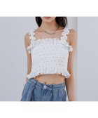 【レピピアルマリオ/repipi armario / KIDS】のシャーリングベアタンクトップ 人気、トレンドファッション・服の通販 founy(ファニー) ファッション Fashion キッズファッション Fashion for Kids おすすめ Recommended / Our Picks インナー Innerwear サロペット Overalls, Salopette シアー Sheer, See-Through シャーリング Shirring, Ruched タンク Tank Top, Sleeveless Top トレンド Trend, Trending Now ドット Polka Dot, Dot Pattern メッシュ Mesh, Net Fabric ロング Long, Long-Length 定番 Standard, Basic Item thumbnail ドット00|ID: prp329100004961577 ipo3291000000037224178