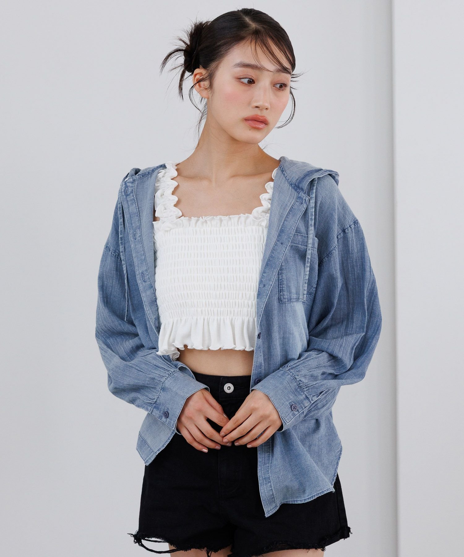 【レピピアルマリオ/repipi armario / KIDS】のシャーリングベアタンクトップ インテリア・キッズ・メンズ・レディースファッション・服の通販 founy(ファニー) 　ファッション　Fashion　キッズファッション　Fashion for Kids　おすすめ　Recommended / Our Picks　インナー　Innerwear　サロペット　Overalls, Salopette　シアー　Sheer, See-Through　シャーリング　Shirring, Ruched　タンク　Tank Top, Sleeveless Top　トレンド　Trend, Trending Now　ドット　Polka Dot, Dot Pattern　メッシュ　Mesh, Net Fabric　ロング　Long, Long-Length　定番　Standard, Basic Item　オフホワイト05|ID: prp329100004961577 ipo3291000000037224179