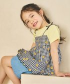 【エフオー オンラインストア/F.O.Online Store / KIDS】のフラワーフリルドッキングトップス ブラック|ID: prp329100004961595 ipo3291000000037329719
