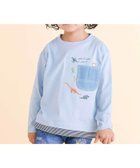 【ベベ オンライン ストア/BEBE ONLINE STORE / KIDS】のレイヤード風デニムポケット天竺長袖Tシャツ(80~130cm) 人気、トレンドファッション・服の通販 founy(ファニー) ファッション Fashion キッズファッション Fashion for Kids イエロー Yellow 春 Spring コレクション Collection, Seasonal Line ストライプ Stripe, Striped Pattern テレコ Ribbed, Rib Stitch デニム Denim, Jeans Material 長袖 Long Sleeve, Full Sleeve フレンチ French, French Style ボーダー Border, Stripe ポケット Pocket, Pocket Detail モチーフ Motif, Design Theme 無地 Plain, Solid Color S/S・春夏 SS, Spring/Summer, Warm Season 夏 Summer エレガント 上品 Elegant 2026年 2026 2026春夏・S/S Spring/Summer 2026 SS26 thumbnail ブルー|ID: prp329100004961611 ipo3291000000037224350