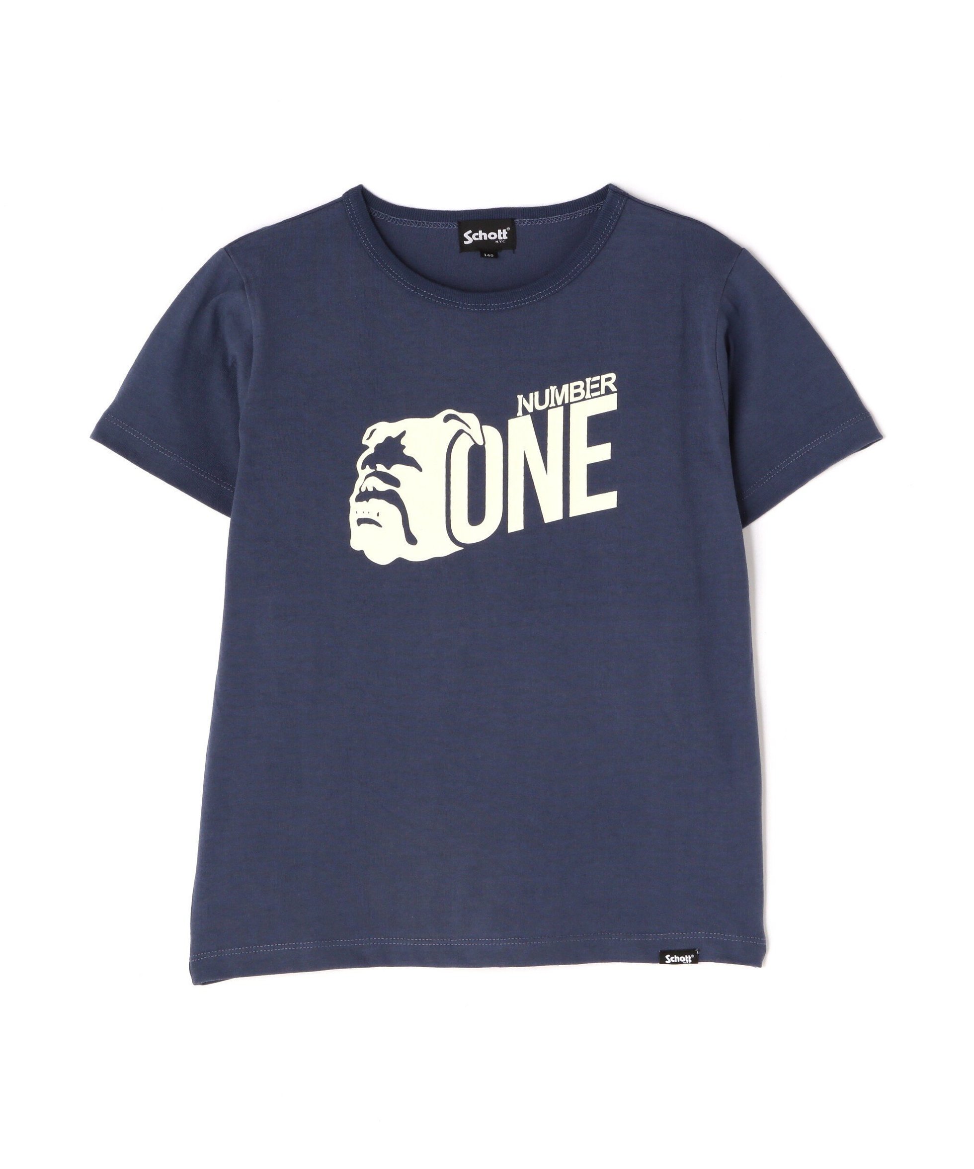 【ショット/SCHOTT / KIDS】の直営限定/KID S SS T-SHIRT NUMBER ONE /キッズ ティーシャツ ナンバーワン 人気、トレンドファッション・服の通販 founy(ファニー) 　ファッション　Fashion　キッズファッション　Fashion for Kids　ジャケット　Jacket, Outerwear　スタッズ　Studs, Metal Accents　定番　Standard, Basic Item　ニューヨーク　New York, NYC Style　人気　Popular, Best Seller　フロント　Front, Front Design　ライダース　Riders　ライダースジャケット　Riders, Biker Jacket　犬　Dog　 other-1|ID: prp329100004961695 ipo3291000000037224785