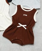 【エフオー オンラインストア/F.O.Online Store / KIDS】のBpop ワッフルロンパス 人気、トレンドファッション・服の通販 founy(ファニー) ファッション Fashion キッズファッション Fashion for Kids おすすめ Recommended / Our Picks ギフト プレゼント Gift / Present ロンパース Romper, Jumpsuit 人気 Popular, Best Seller thumbnail ブラウン|ID: prp329100004961709 ipo3291000000037224872