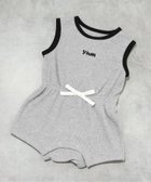 【エフオー オンラインストア/F.O.Online Store / KIDS】のBpop ワッフルロンパス 人気、トレンドファッション・服の通販 founy(ファニー) ファッション Fashion キッズファッション Fashion for Kids おすすめ Recommended / Our Picks ギフト プレゼント Gift / Present ロンパース Romper, Jumpsuit 人気 Popular, Best Seller thumbnail グレー|ID: prp329100004961709 ipo3291000000037224873