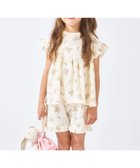 【エバ―クローゼット/ever closet / KIDS】のワッフル パジャマ ルームウェア 半袖 上下セット 春夏 女の子 子供 子供服 ピンククマ|ID: prp329100004961723 ipo3291000000037333654
