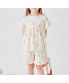 【エバ―クローゼット/ever closet / KIDS】のワッフル パジャマ ルームウェア 半袖 上下セット 春夏 女の子 子供 子供服 チョコミント|ID: prp329100004961723 ipo3291000000037333656
