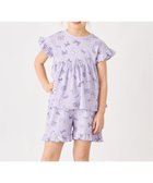 【エバ―クローゼット/ever closet / KIDS】のワッフル パジャマ ルームウェア 半袖 上下セット 春夏 女の子 子供 子供服 ラベンダーリボン|ID: prp329100004961723 ipo3291000000037333659