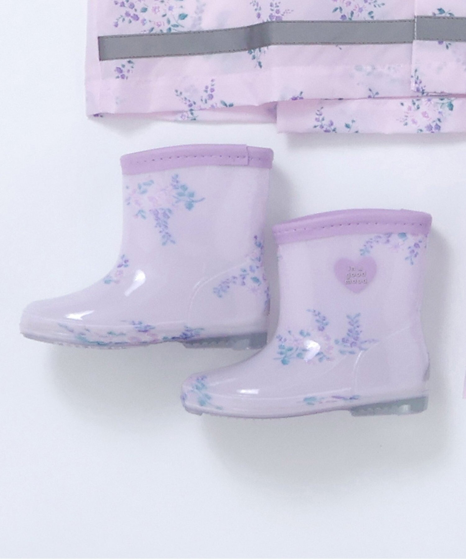【エフオー オンラインストア/F.O.Online Store / KIDS】の花・ハート・さくらんぼ・恐竜柄レインシューズ インテリア・キッズ・メンズ・レディースファッション・服の通販 founy(ファニー) 　ファッション　Fashion　キッズファッション　Fashion for Kids　ラベンダー|ID: prp329100004961752 ipo3291000000037225143
