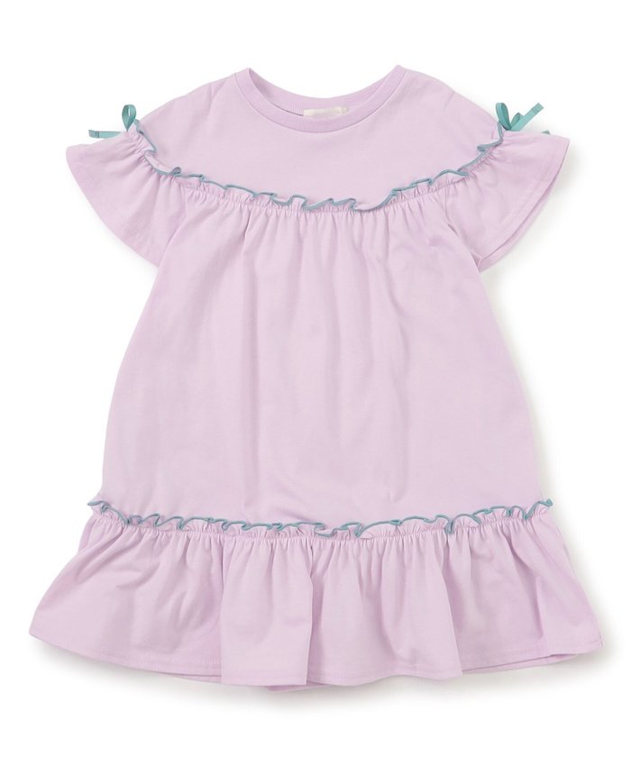 【エフオー オンラインストア/F.O.Online Store / KIDS】のWEB限定 メロウカットソーワンピース インテリア・キッズ・メンズ・レディースファッション・服の通販 founy(ファウニー) https://founy.com/ ファッション Fashion キッズファッション Fashion for Kids トップス・カットソー Cut & Sew Tops ワンピース Dresses プリント Print, Printed Pattern |ID: prp329100004961760 ipo3291000000037332881
