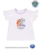 【ベベ オンライン ストア/BEBE ONLINE STORE / KIDS】の【パウ・パトロール*SLAPSLIP】袖フリルキャラクタープリントキラキラTシャツ(90~130cm) パープル系|ID: prp329100004961770 ipo3291000000037225250