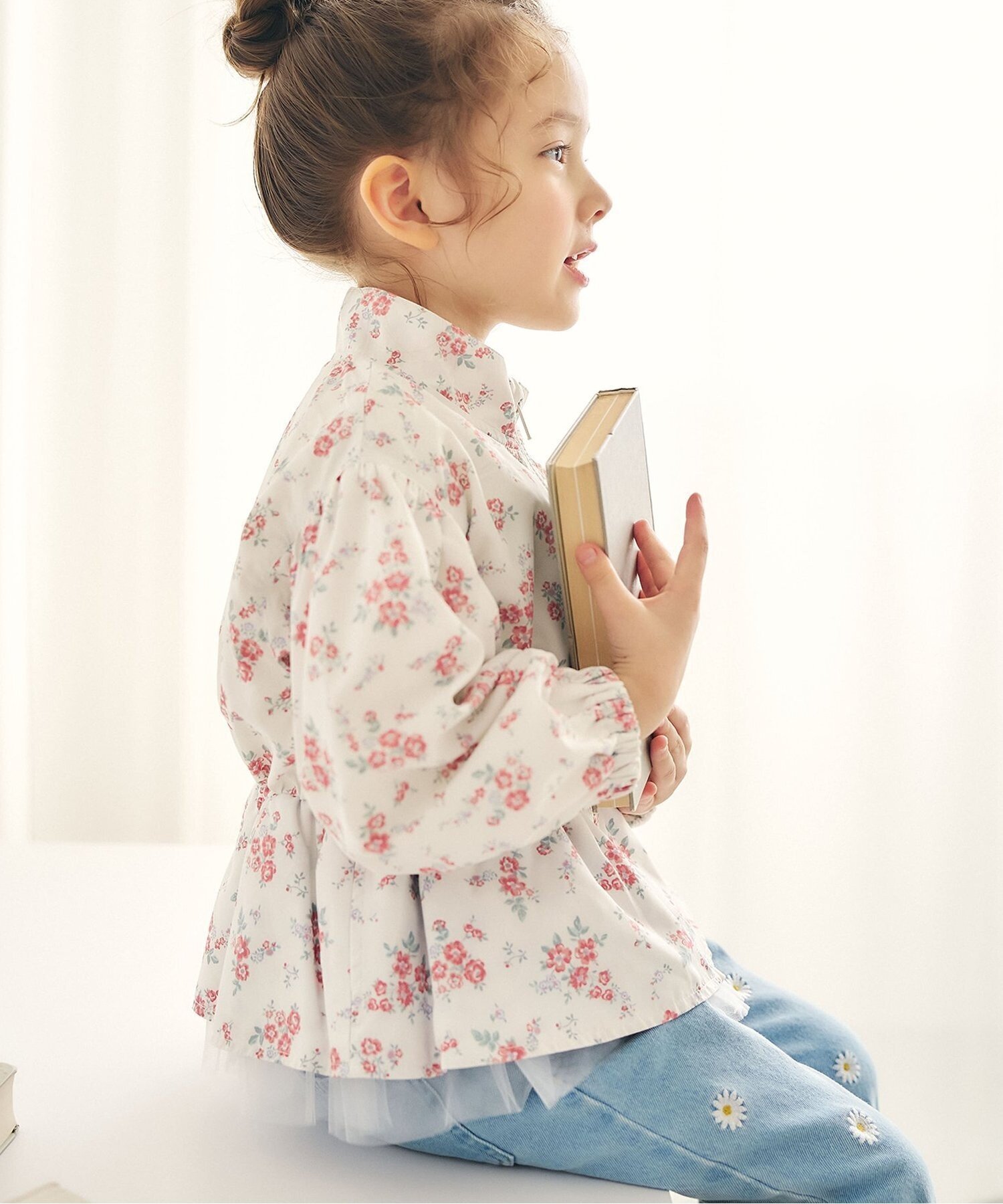 【エフオー オンラインストア/F.O.Online Store / KIDS】のペプラムウインドブレーカー 人気、トレンドファッション・服の通販 founy(ファニー) 　ファッション　Fashion　キッズファッション　Fashion for Kids　ガーリー　Girly, Feminine Style　ペプラム　Peplum, Flared Hem　レース　Lace, Lace Fabric　 other-1|ID: prp329100004961772 ipo3291000000037225257