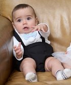 【ナルミヤ オンライン/NARUMIYA ONELINE / KIDS】のネクタイ付きロンパース+パンツセット 人気、トレンドファッション・服の通販 founy(ファニー) ファッション Fashion キッズファッション Fashion for Kids ボトムス Bottoms おすすめ Recommended / Our Picks サロペット Overalls, Salopette ストライプ Stripe, Striped Pattern ポケット Pocket, Pocket Detail ロンパース Romper, Jumpsuit thumbnail オフ ホワイト|ID: prp329100004961817 ipo3291000000037225454