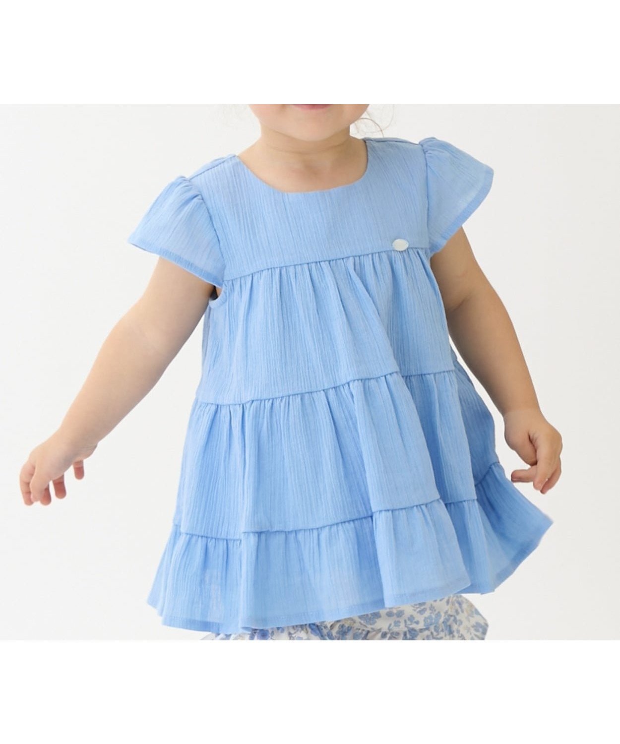 【ナルミヤ オンライン/NARUMIYA ONELINE / KIDS】の【スマイル/冷感/リンク】楊柳チュニック 人気、トレンドファッション・服の通販 founy(ファニー) 　ファッション　Fashion　キッズファッション　Fashion for Kids　イエロー　Yellow　チュニック　Tunic, Long Top　ラベンダー　Lavender　吸水　Absorbent, Quick-Dry　 other-1|ID: prp329100004961836 ipo3291000000037225566