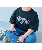 【デビロック/devirock / KIDS】の綿100% デビラボ*【きらっとメタリック】 ガールズ BIGシルエット 26SS 人気、トレンドファッション・服の通販 founy(ファニー) ファッション Fashion キッズファッション Fashion for Kids キャップ Cap, Baseball Cap スニーカー Sneakers, Trainers トレンド Trend, Trending Now プリント Print, Printed Pattern おすすめ Recommended / Our Picks 2026年 2026 2026春夏・S/S Spring/Summer 2026 SS26 thumbnail 002-ロゴ1‐ブラック|ID: prp329100004961852 ipo3291000000037225656