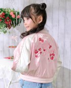 【ナルミヤ オンライン/NARUMIYA ONELINE / KIDS】のイチゴチェリー スカジャン 人気、トレンドファッション・服の通販 founy(ファニー) ファッション Fashion キッズファッション Fashion for Kids おすすめ Recommended / Our Picks サテン Satin, Glossy Fabric チェリー Cherry, Cherry Pattern ポケット Pocket, Pocket Detail thumbnail ピンク|ID: prp329100004961890 ipo3291000000037225886