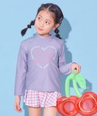 【デビロック/devirock / KIDS】の長袖・半袖が選べる インナー付き UVカット Tシャツ型セットアップ水着 子供服 26SS 人気、トレンドファッション・服の通販 founy(ファニー) ファッション Fashion キッズファッション Fashion for Kids インナー Innerwear ショート Short, Short Length ストレッチ Stretch, Stretchy Fabric セットアップ Set-Up, Coordinated Outfit 長袖 Long Sleeve, Full Sleeve フィット Fit, Slim Fit プリント Print, Printed Pattern 半袖 Short Sleeve, Half Sleeve 水着 Swimsuit, Swimwear おすすめ Recommended / Our Picks 夏 Summer 2026年 2026 2026春夏・S/S Spring/Summer 2026 SS26 thumbnail 032-長袖ハート-Sバイオレット|ID: prp329100004961892 ipo3291000000037225895