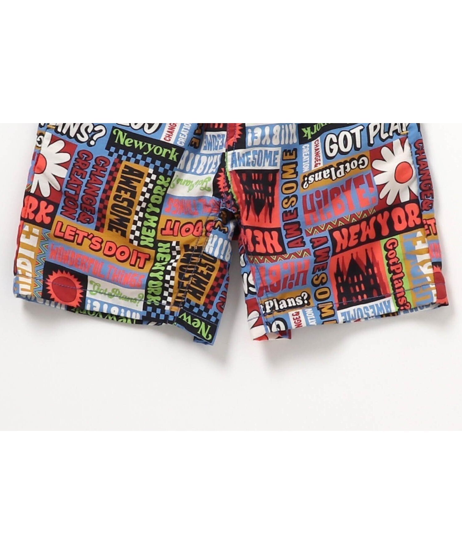 【エフオー オンラインストア/F.O.Online Store / KIDS】の【UVカット/はっ水加工】水陸両用パンツ 4分丈 UVカット 水陸両用 撥水 インテリア・キッズ・メンズ・レディースファッション・服の通販 founy(ファニー) 　ファッション　Fashion　キッズファッション　Fashion for Kids　ボトムス　Bottoms　おすすめ　Recommended / Our Picks　アウトドア　Outdoor Clothing　シンプル　Simple, Minimal　ハーフ　Half, Half-Length　夏　Summer　無地　Plain, Solid Color　マルチカラー1|ID: prp329100004961900 ipo3291000000037225984