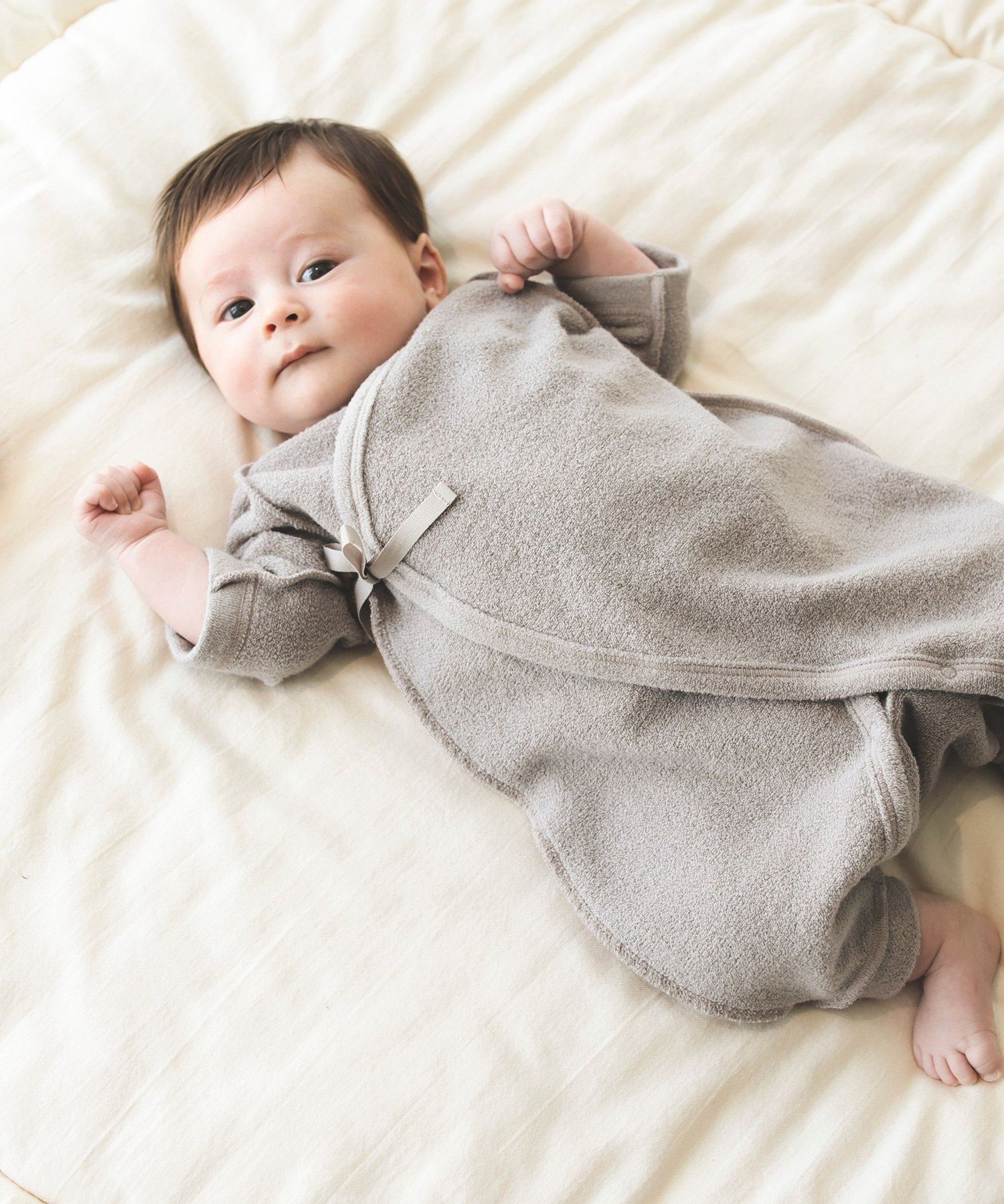 【こども ビームス/コドモ ビームス / KIDS】のsmile cotton / 別注 パイル コンビ肌着(50~80cm) インテリア・キッズ・メンズ・レディースファッション・服の通販 founy(ファニー) 　ファッション　Fashion　キッズファッション　Fashion for Kids　コンビ　Combo, Combination Style　シューズ　Shoes, Footwear　ノースリーブ　Sleeveless, No-Sleeve　ベビー　Baby, Babywear　別注　Limited Edition, Custom Order　ロンパース　Romper, Jumpsuit　GREY|ID: prp329100004961908 ipo3291000000037226051
