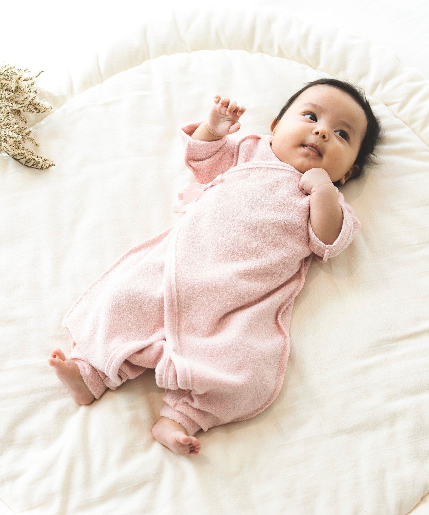 【こども ビームス/コドモ ビームス / KIDS】のsmile cotton / 別注 パイル コンビ肌着(50~80cm) インテリア・キッズ・メンズ・レディースファッション・服の通販 founy(ファニー) 　ファッション　Fashion　キッズファッション　Fashion for Kids　コンビ　Combo, Combination Style　シューズ　Shoes, Footwear　ノースリーブ　Sleeveless, No-Sleeve　ベビー　Baby, Babywear　別注　Limited Edition, Custom Order　ロンパース　Romper, Jumpsuit　PINK|ID: prp329100004961908 ipo3291000000037226054