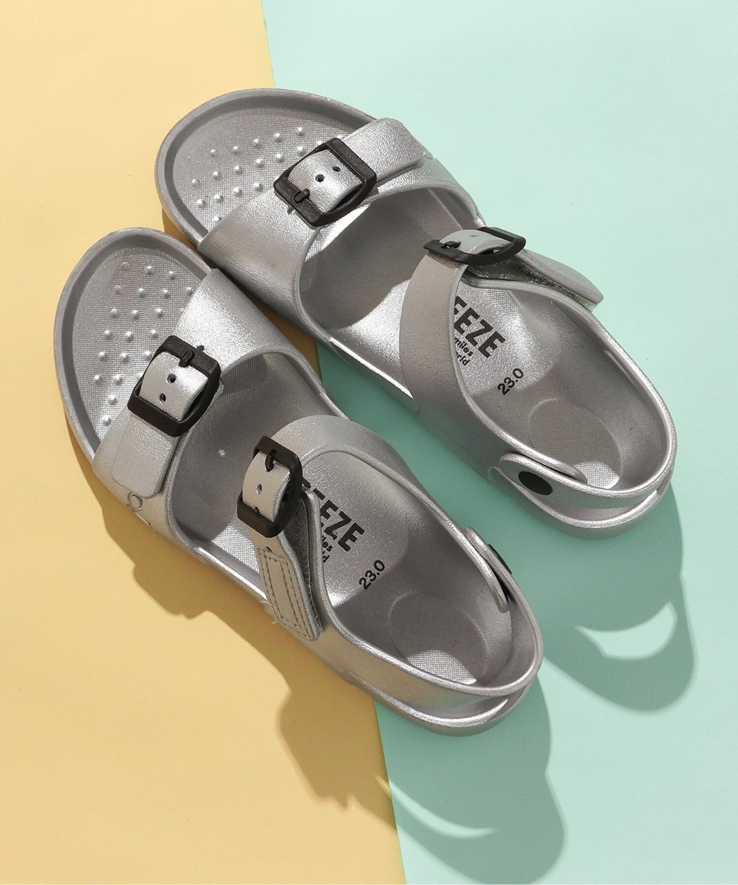 【エフオー オンラインストア/F.O.Online Store / KIDS】のEVAサンダル(オトナ) インテリア・キッズ・メンズ・レディースファッション・服の通販 founy(ファニー) 　ファッション　Fashion　キッズファッション　Fashion for Kids　サンダル　Sandals, Summer Shoes　シルバー|ID: prp329100004961930 ipo3291000000037226160