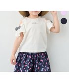 【エニー/ANY / KIDS】の【綿100%】オンオフショルダー Tシャツ 人気、トレンドファッション・服の通販 founy(ファニー) ファッション Fashion キッズファッション Fashion for Kids おすすめ Recommended / Our Picks プリント Print, Printed Pattern ポケット Pocket, Pocket Detail リボン Ribbon, Bow 夏 Summer thumbnail エクリュ[002]|ID: prp329100004961935 ipo3291000000037226181
