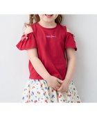 【エニー/ANY / KIDS】の【綿100%】オンオフショルダー Tシャツ 人気、トレンドファッション・服の通販 founy(ファニー) ファッション Fashion キッズファッション Fashion for Kids おすすめ Recommended / Our Picks プリント Print, Printed Pattern ポケット Pocket, Pocket Detail リボン Ribbon, Bow 夏 Summer thumbnail レッド[010]|ID: prp329100004961935 ipo3291000000037226182