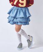 【その他のブランド/Other】のデニム フリル キュロット 短パン ズボン スカート 春服 女の子 子供 子供服 人気、トレンドファッション・服の通販 founy(ファニー) ファッション Fashion キッズファッション Fashion for Kids インナー Innerwear 春 Spring キュロット Culottes, Wide Shorts ストレッチ Stretch, Stretchy Fabric デニム Denim, Jeans Material トレンド Trend, Trending Now フリル Frill, Ruffle 再入荷 Restock / Back in Stock thumbnail サックス|ID: prp329100004961945 ipo3291000000037226247