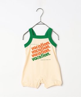 【エフオー オンラインストア/F.O.Online Store / KIDS】のノーバケーションノーサマーキャミロンパース 全7色 リンク 人気、トレンドファッション・服の通販 founy(ファニー) ファッション Fashion キッズファッション Fashion for Kids おすすめ Recommended / Our Picks カラフル Colorful Design キャミソール Camisole, Spaghetti Strap Top フロント Front, Front Design プリント Print, Printed Pattern ベビー Baby, Babywear ロンパース Romper, Jumpsuit |ID:prp329100004961955