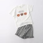 【ブランシェス/branshes / KIDS】の【WEB限定/DRC】ギンガムフリル半袖パジャマ 人気、トレンドファッション・服の通販 founy(ファニー) ファッション Fashion キッズファッション Fashion for Kids イラスト Illustration ギンガム Gingham, Gingham Fabric 吸水 Absorbent, Quick-Dry ショート Short, Short Length チェック Check, Plaid, Tartan パジャマ Pajamas, Sleepwear フリル Frill, Ruffle ボーイズ Boyish, Boy Style ポケット Pocket, Pocket Detail 半袖 Short Sleeve, Half Sleeve プチプライス・低価格 Affordable / Budget Price 夏 Summer thumbnail ブラック|ID: prp329100004961966 ipo3291000000037226378